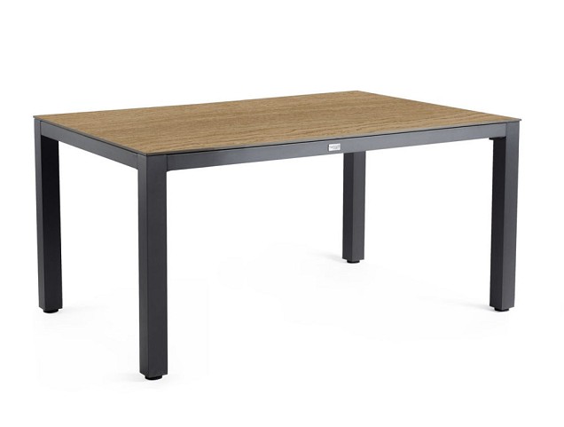 Briga Dining Table Trespa Bergamo 160x90 cm Charcoal ~