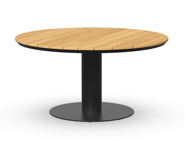 Moreno Dining Table Teak 150 cm  Charcoal ~