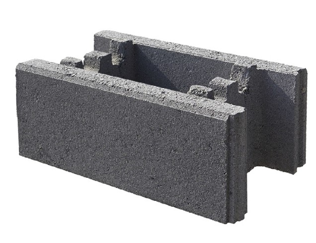 Holblok beton Normaalsteen LxBxH 50x24x20 cm. ~