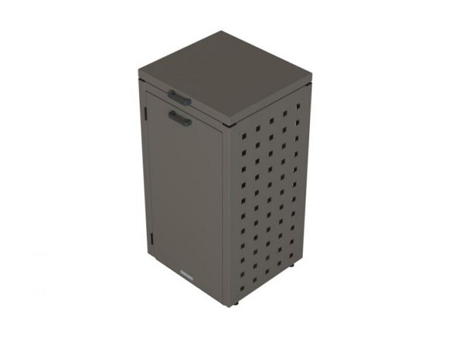Kliko ombouw 120 ltr - 1 stuk taupe met klep ~