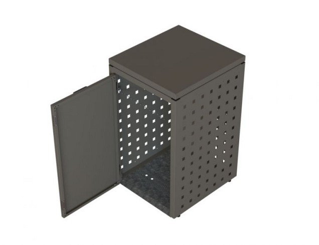 Kliko ombouw 120 ltr. Taupe met vast deksel
