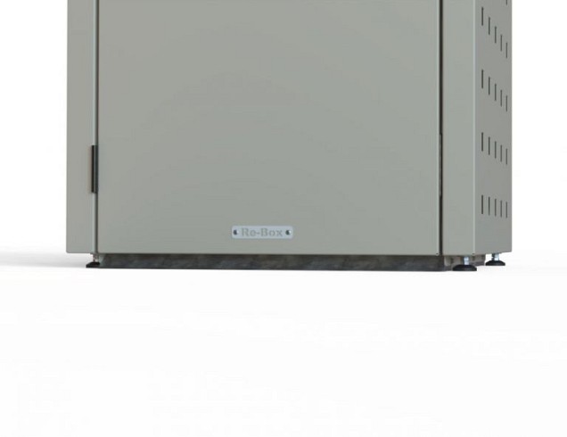 Kliko ombouw 120 ltr - 1 stuk taupe met klep ~
