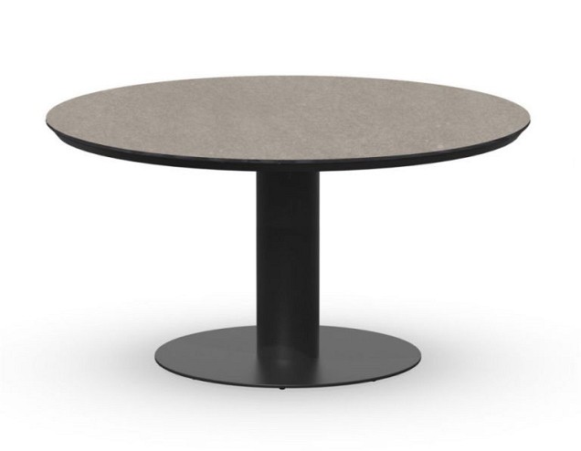 Morena Dining Table Trespa Dark Basalt 120 cm  Charcoal  ~