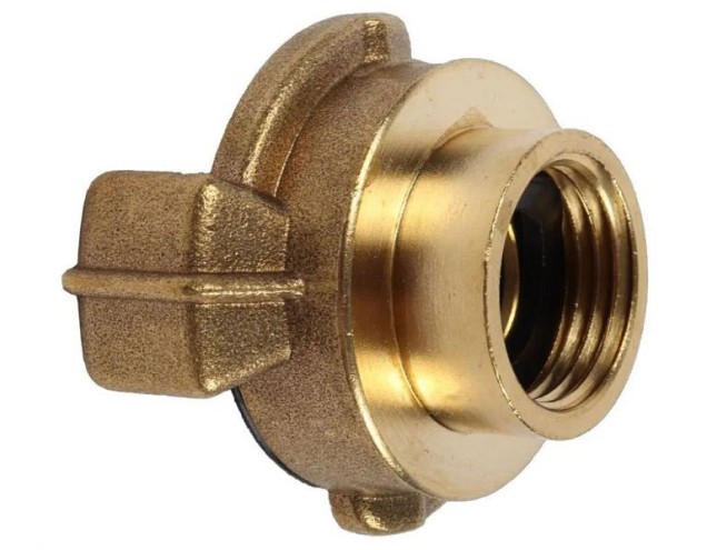 GK-snelkoppeling met aansluiting inwendige draad 1/2" messing in blister ~