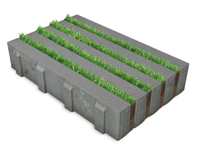 EcoStrook Grey 60x40x12 cm. ~