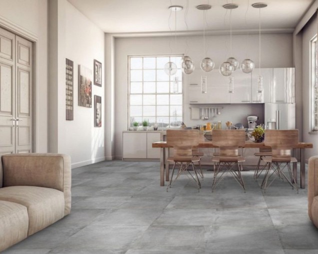 Restpartij Ceramica Unika Smoke 90x90x1 cm. keramische binnentegel eenmalige aktie (B-keus) OP=OP ~