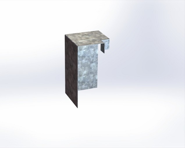 Verzinkt muuroverzethoekstuk