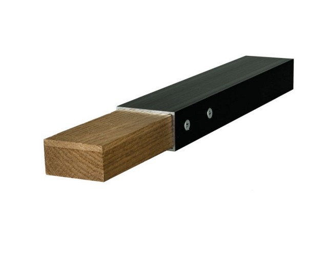 Verbinder hout 26x46 mm. lengte 30 cm. ~