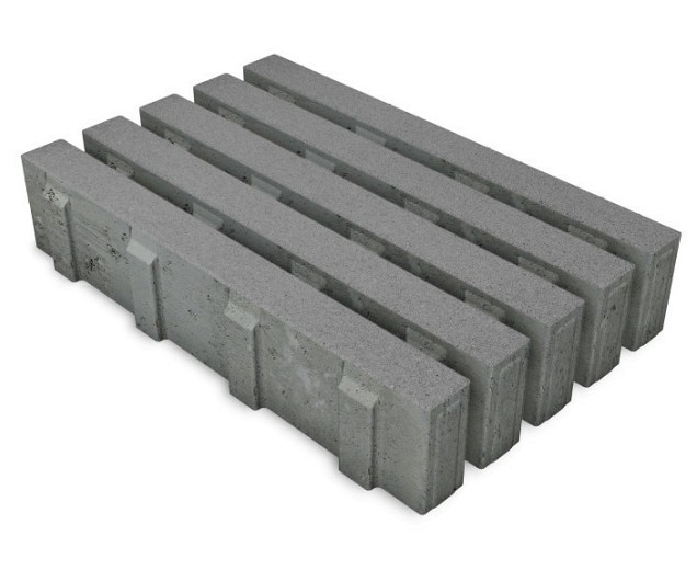 EcoStrook Grey 60x40x12 cm. ~