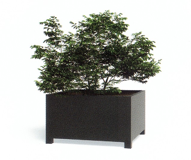 Aluminium plantenbak met pootjes