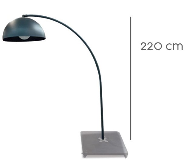 Outdoor lamp - Charcoal - 220cm (exclusief voet) ~
