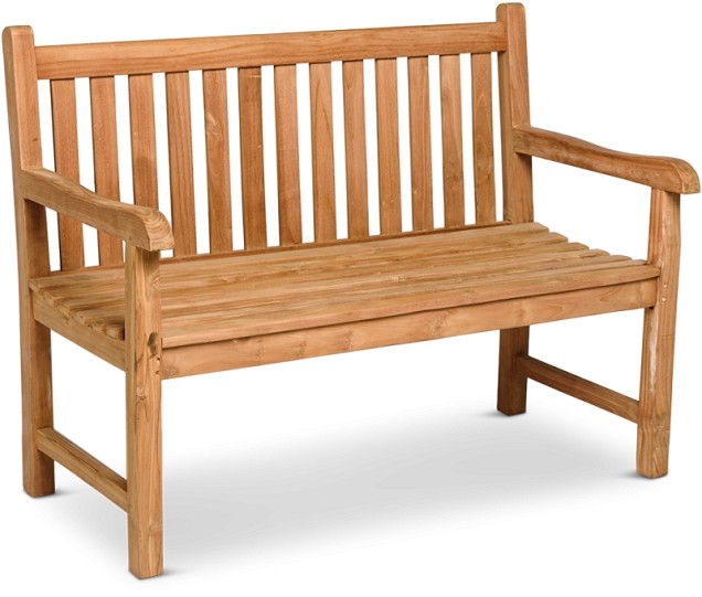Cordoba Teak Bench Indonesian Legal Wood Certificaat 120 cm Teak (120x65x92 cm) ~