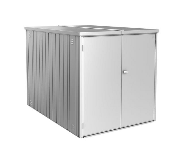 MiniGarage L zilver metallic ~