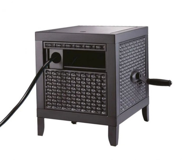 Tuinslangbox wicker design ~