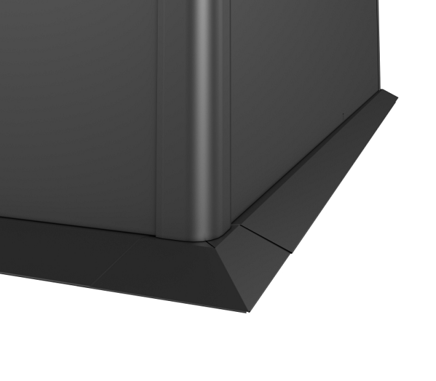 Maairand L2x1 donkergrijs-metallic ~