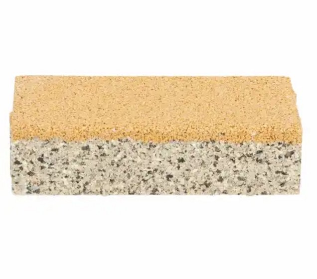 ZOAK waterdoorlatende klinker 20x10x5,5 cm. Geel ~