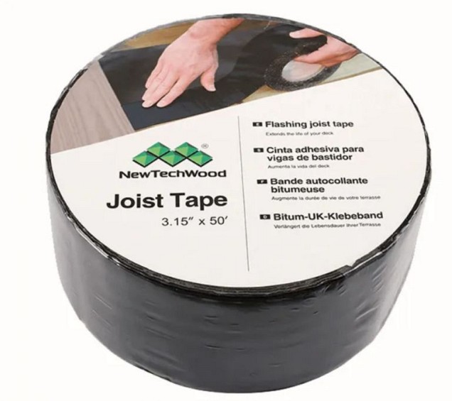 NTW bitumen tape t.b.v. onderbalk 7x1500 cm. zwart ~