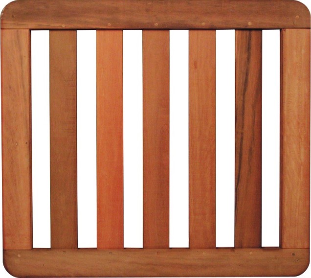 Keruing Premium massief hekpoort 11 90x100 cm. ~