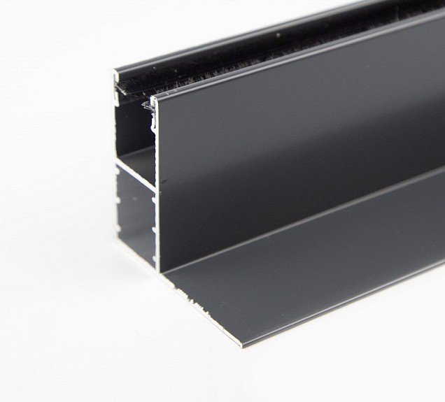 Verasol Aluminium L-HTF profiel L7000 mm, kleur: Wit RAL9010/Antraciet/Brons str