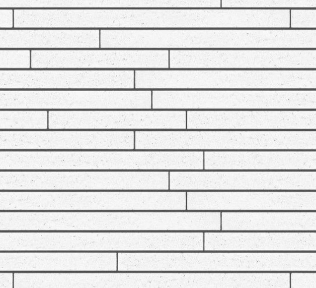 Panorama steenstrip 60x2x4 cm. Nordic White intense gezaagd ~