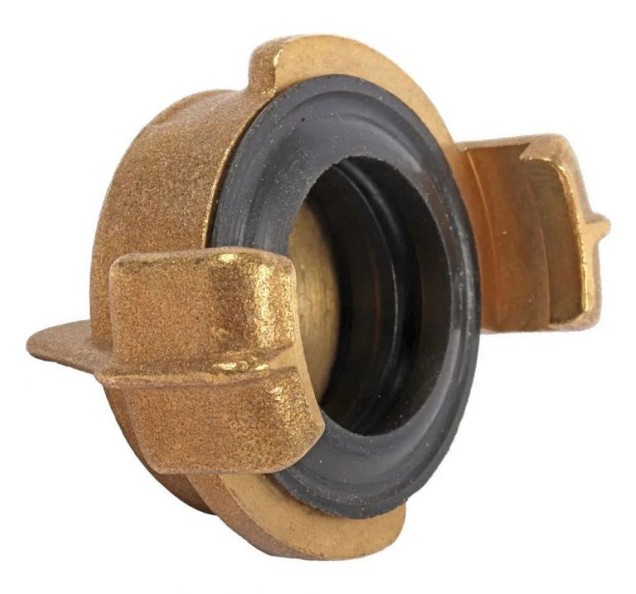 Stop voor GK-koppeling messing in blister ~