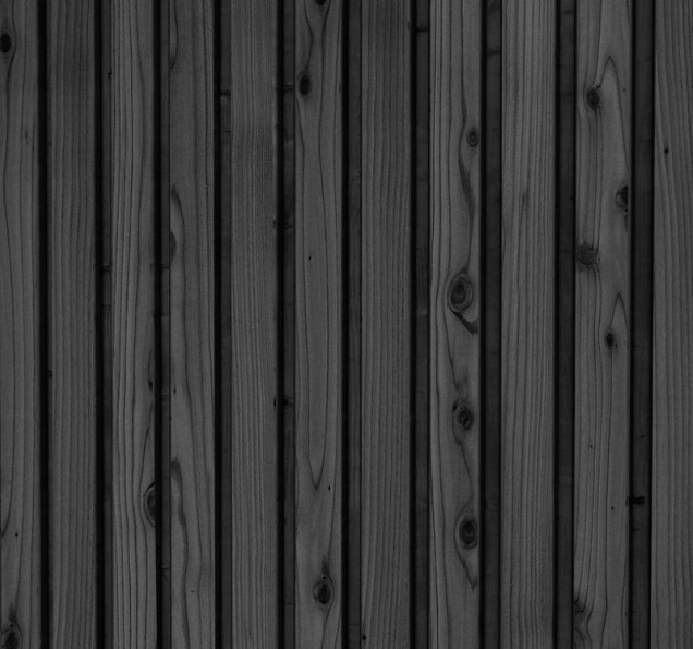 Woodvision Triple profiel vuren plankenset bij wand E. 371x224 cm zwart geïmpregneerd ~