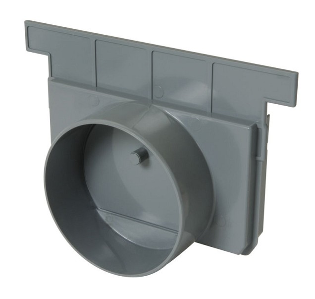 Connecto 200 PVC eindstuk/uitlaatstuk d110 (grijs) - NAV188 ~