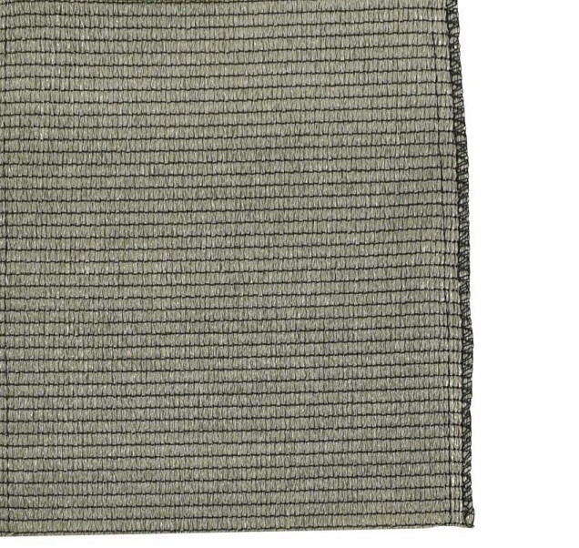 Schaduwdoek FILON 90 zichtdicht / STEENGRIJS (rol is 50m1 x ca. 2mtr hoog (of 1,9mtr)) (prijs is per lopende meter!!!!) 1 rijgrand ~