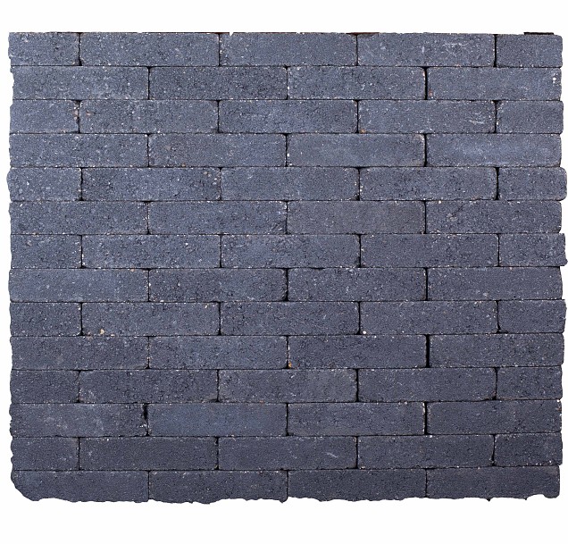 Waalstones getrommeld antraciet 20x5x7 cm. ~