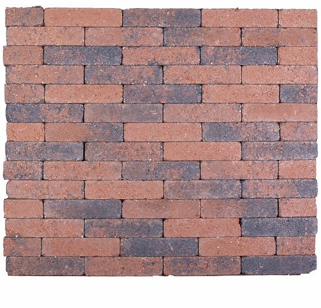 Waalstones getrommeld bruin zwart 20x5x7 cm. ~