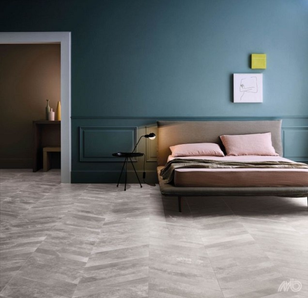 Pietra Unico Titanium Chevron 10x53x0,95 cm. ~