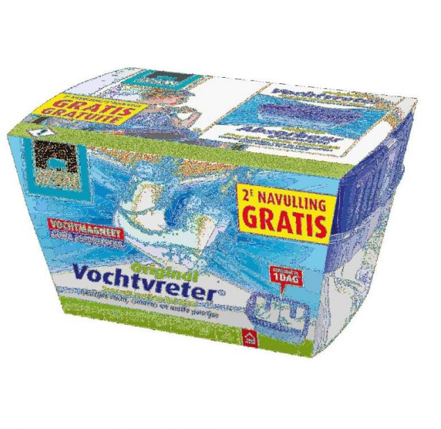 Vochtvreter® 900 gram apparaat 2e vulling GRATIS # ~