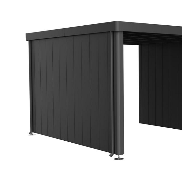 Zijwand voor Zijdak voor berging Neo Gr. 4A/4B/4C/4D donkergrijs-metallic ~