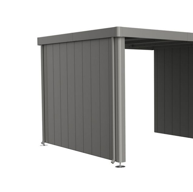 Zijwand voor Zijdak voor berging Neo Gr. 3A/3B/3C/3D kwartsgrijs-metallic ~