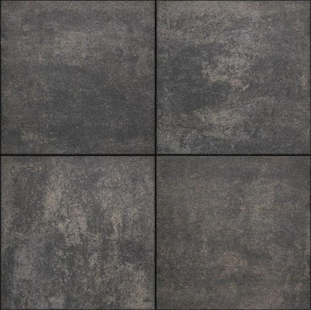 Betontegel Trippel T Kova nuance 60x60x4 cm. ~
