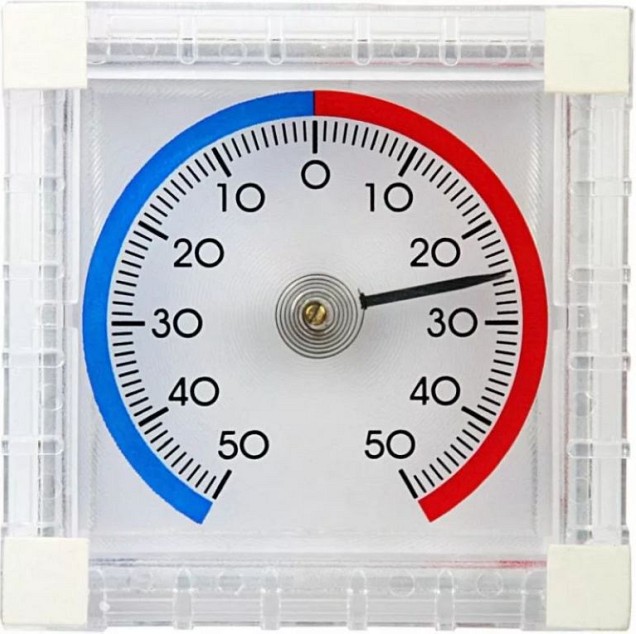 Raamthermometer zelfklevend ~