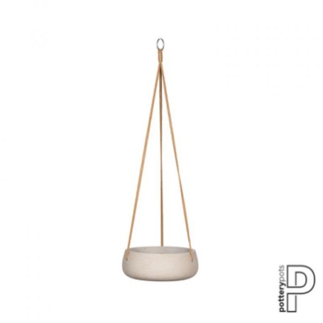 Pottery Pots plantenbak Eileen M (hanging) Grey Washed ø29x11 cm ~