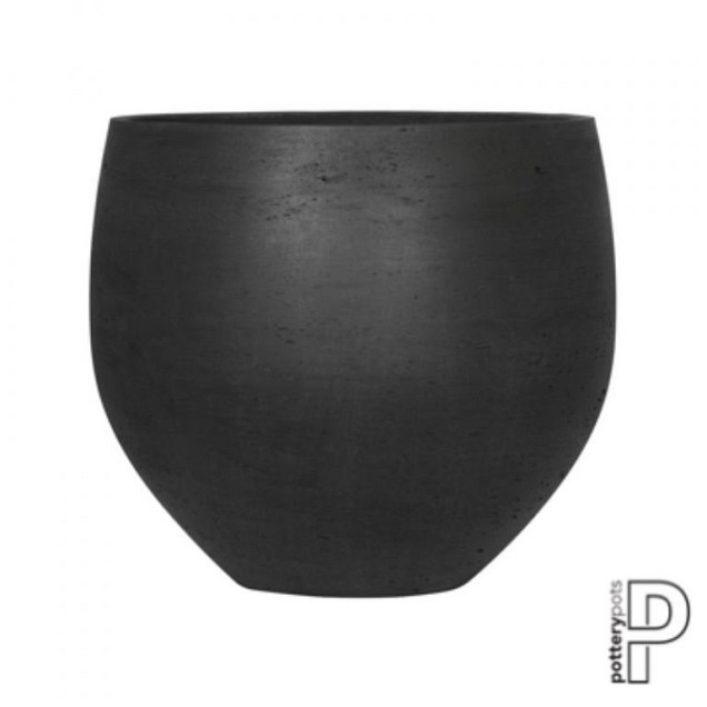 Pottery Pots plantenbak Orb M, Black Washed ø48x43 cm ~