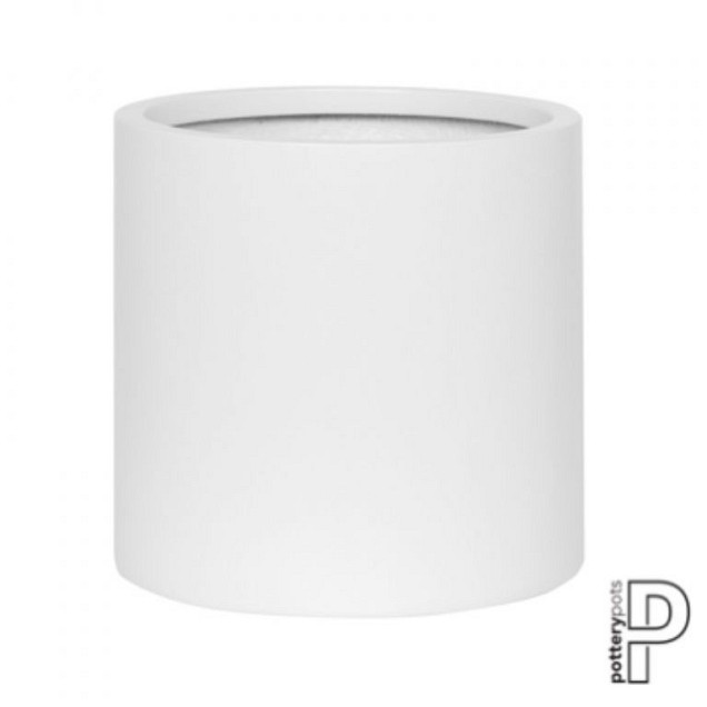 Pottery Pots plantenbak Puk L Matte White ø25x25 cm ~