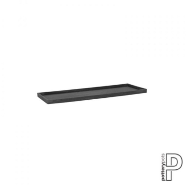 Pottery Pots plantenschaal Saucer Jort S, Fiberstone Grey 85x34x4 cm ~