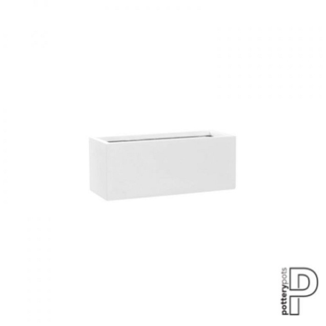 Pottery Pots plantenbak Balcony S Matte White 50x20x20 cm ~