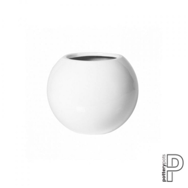 Pottery Pots plantenbak Beth XS Glossy White (øxh) 25x21 cm. ~