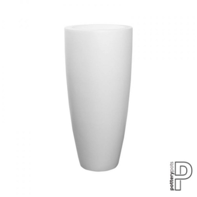Pottery Pots plantenbak Dax XL Matt White hoogte: 100 diameter: 47~