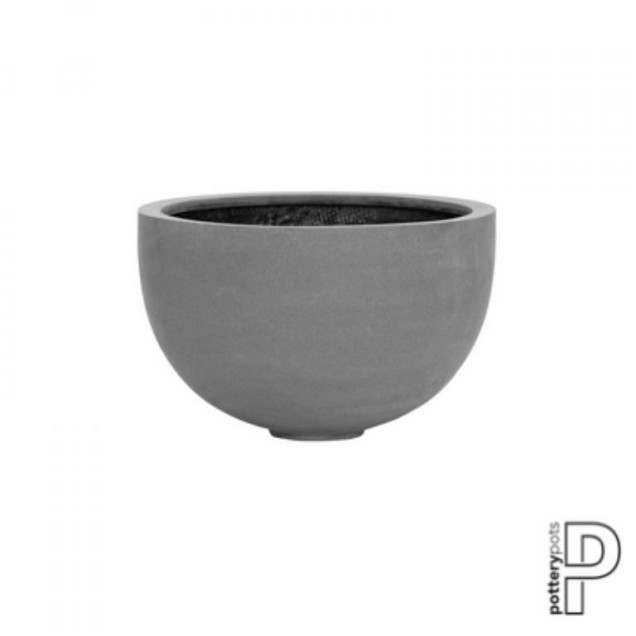 Pottery Pots plantenbak Bowl M Grey hoogte: 28 diameter: 45~