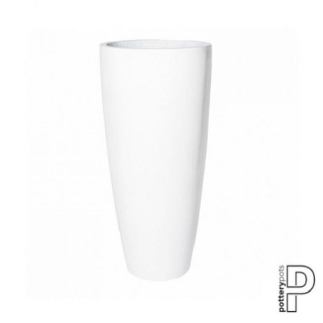 Pottery Pots plantenbak Dax XL Glossy White hoogte: 100 diameter: 47~