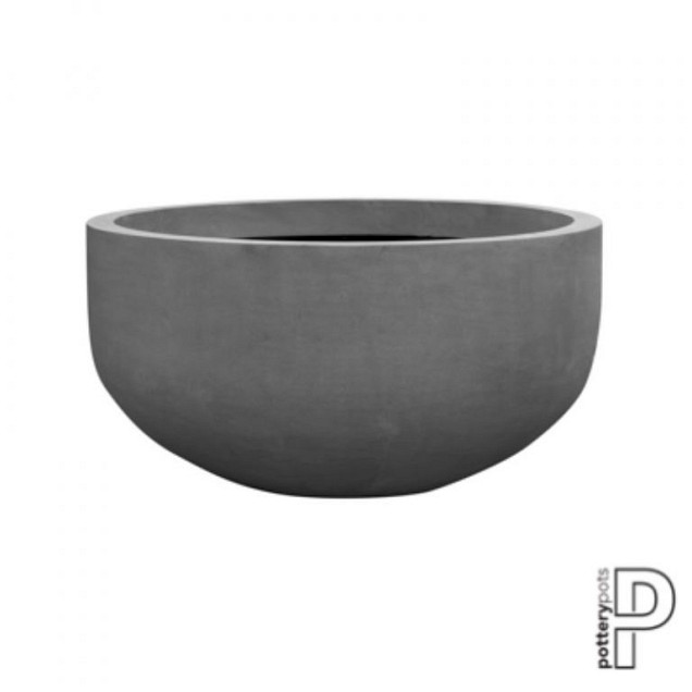 Pottery Pots plantenbak City bowl L Grey hoogte: 68 diameter: 128x128~