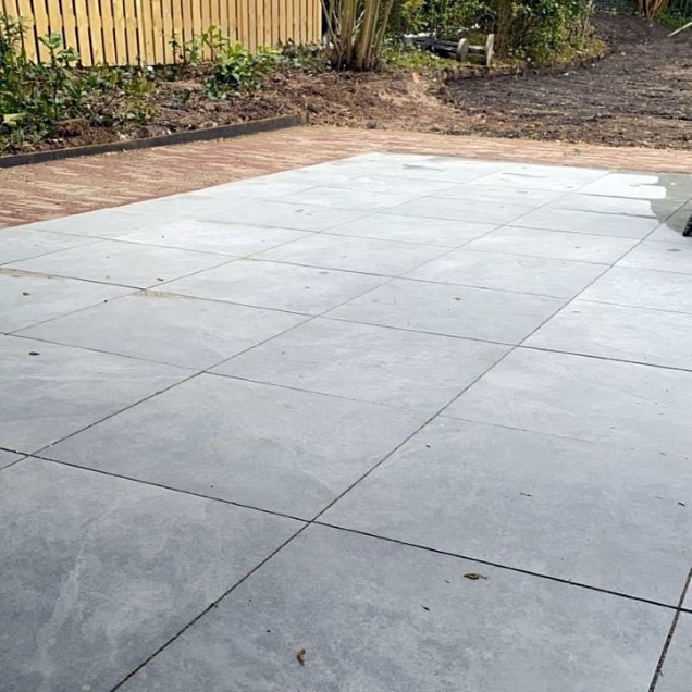 Keramische tegel Geoceramica® Starter Slate Grey 90x90x4 cm. ~