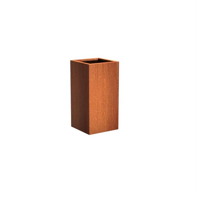 Zuilvormige CorTen plantenbak