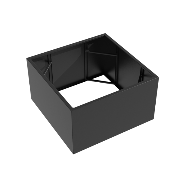 Aluminium plantenbak zonder bodem