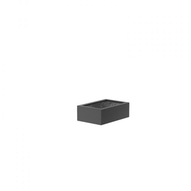 Aluminium vijver (LxBxH) 120x80x40 cm. (4 mm.) ~